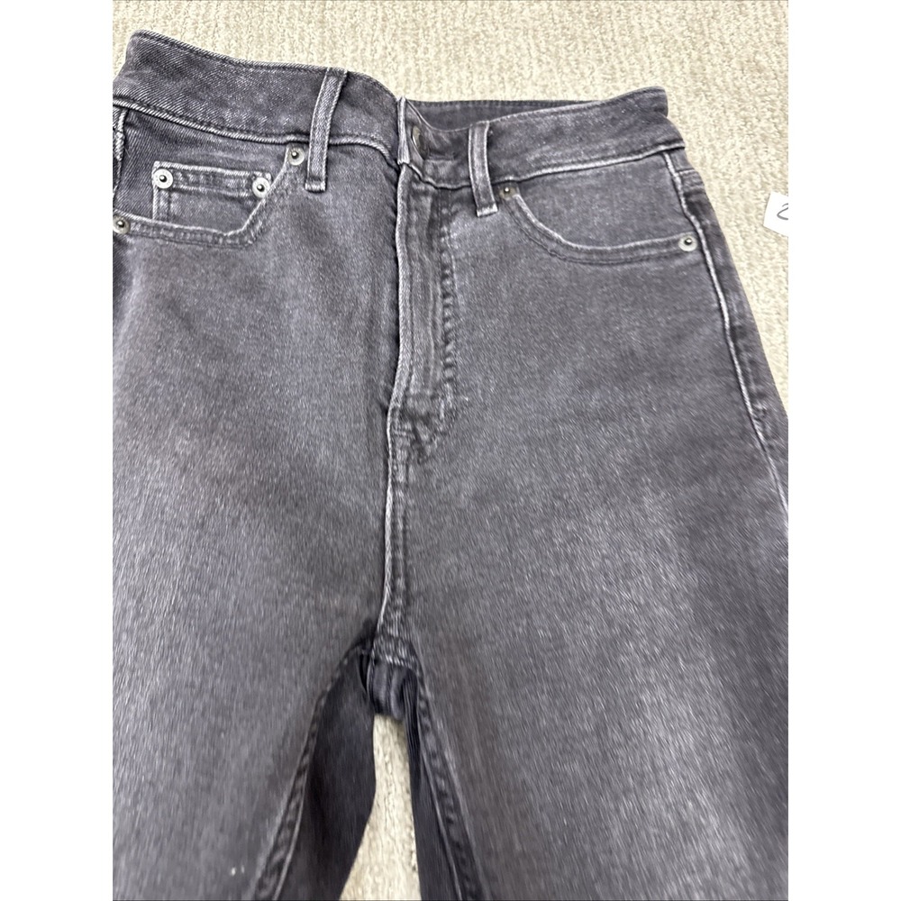 Gap Vintage Slim Sky High Jeans Zero Regular Inseam 25 Color Black #297 - Picture 5 of 16